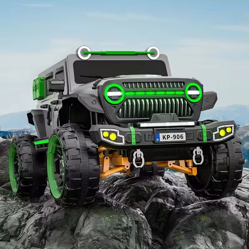 KIDS 2 SEATER HUMMER RIDE ON JEEP WITH LIGHT & SOUND