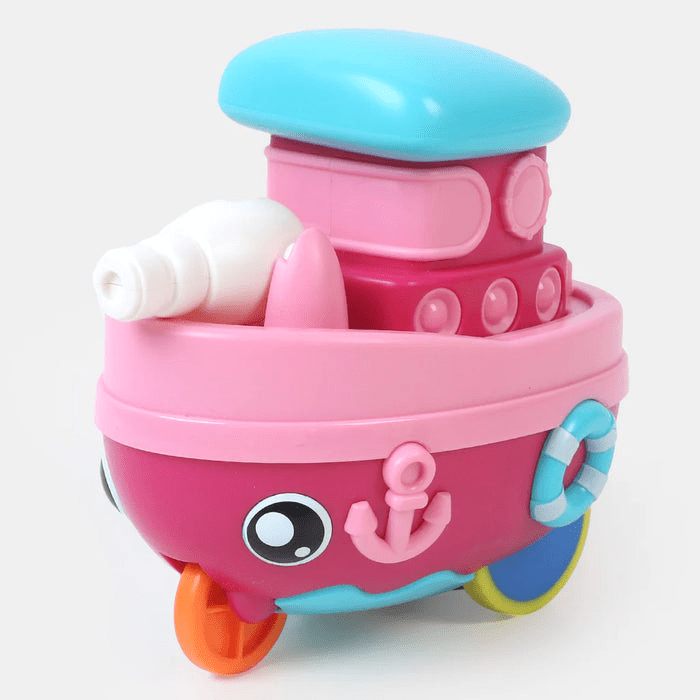 CUTE BOAT FRCITION CAR TOY FOR KIDS
