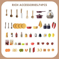 Thumbnail for SPRAY KITCHEN TABLEWARE SET - 74PCS