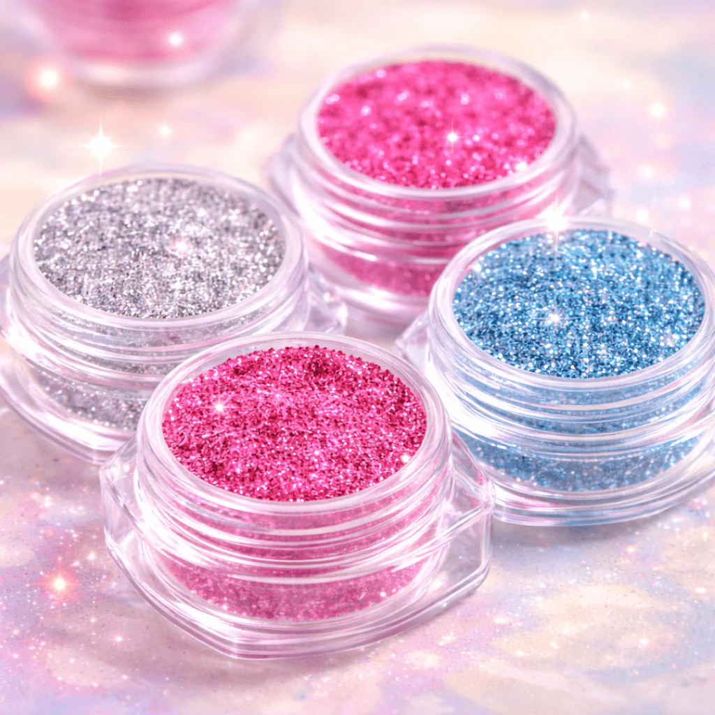 GLITTER TATTOO MAKEUP KIT WITH BAG – KIDS SPARKLING BODY ART SET