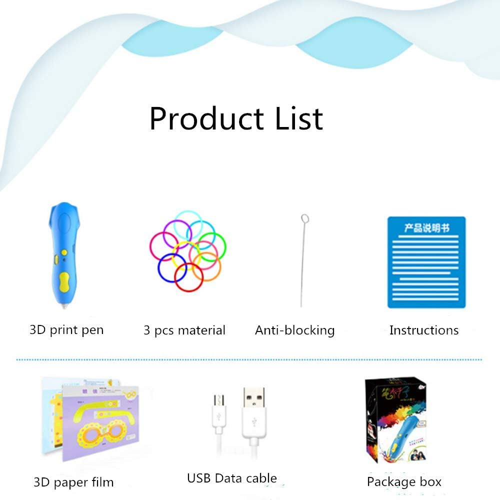 WIRELESS 3D PRINTING PEN WITH TOOLS