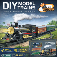 Thumbnail for CLASSIC STEAM TRAIN DIY BUILDING KIT