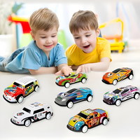 Thumbnail for 12-PIECE PULL-BACK CAR SET - ASSORTED VEHICLES WITH STORAGE CASE