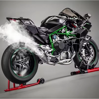 Thumbnail for 1:6 DIECAST KAWASAKI NINJA H2R BOOTABLE SPRAY MODEL BIKE