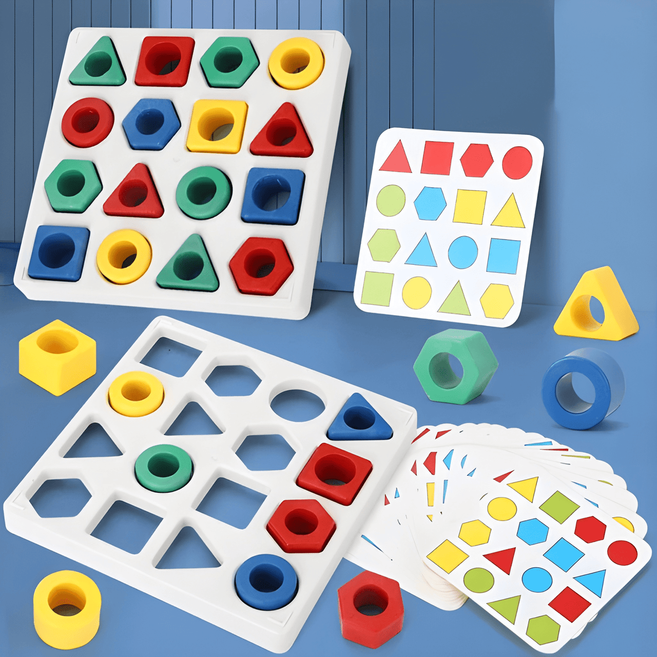 SHAPE MATCHING 2 IN 1 PUZZEL GAME