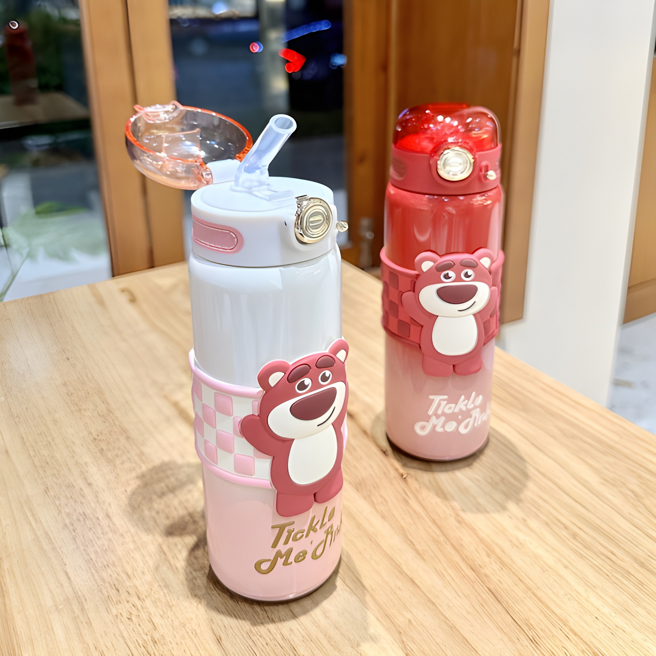 TICKLE ME PINK LOTSO STRAWBEAR HUG BOTTLE