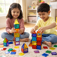 Thumbnail for MAGNETIC TILES BUILDING SET – 26 PCS CREATIVE CONSTRUCTION KIT