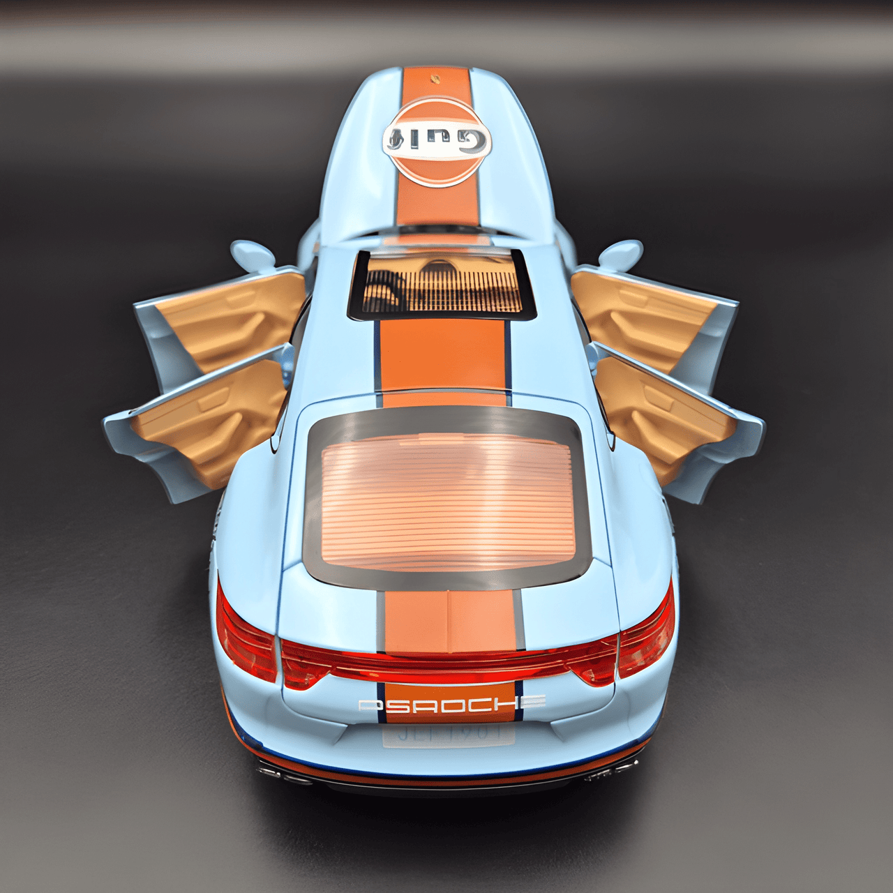 1:24 PORSCHE PANAMERA S GULF BLUE ALLOY DIE CAST MODEL