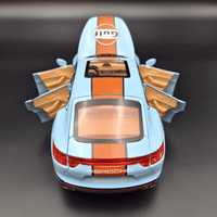 Thumbnail for 1:24 PORSCHE PANAMERA S GULF BLUE ALLOY DIE CAST MODEL