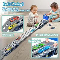 Thumbnail for CATAPUL POLICE CARRIER TRUCK WITH 8 METAL CARS