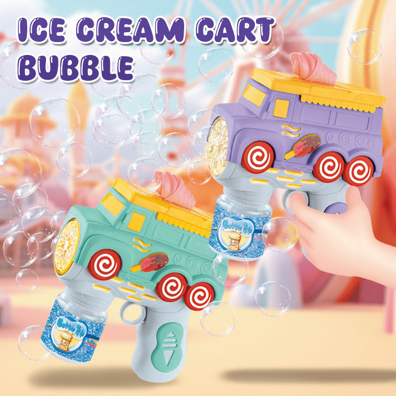 ICE CREAM BUBBLE MACHINE GUN FOR KIDS