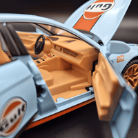 Thumbnail for 1:24 PORSCHE PANAMERA S GULF BLUE ALLOY DIE CAST MODEL