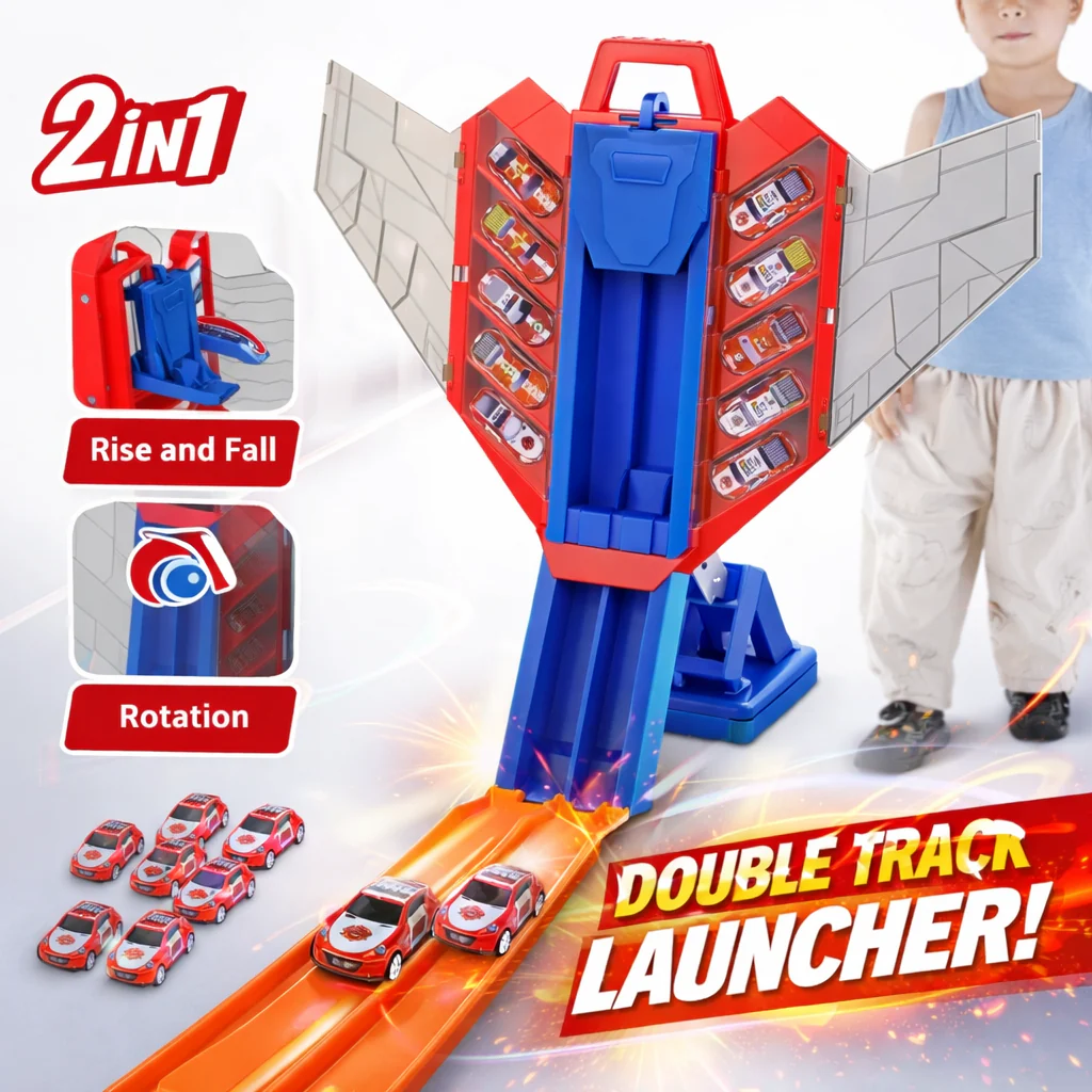 2-IN-1 DOUBLE TRACK LAUNCHER CASE