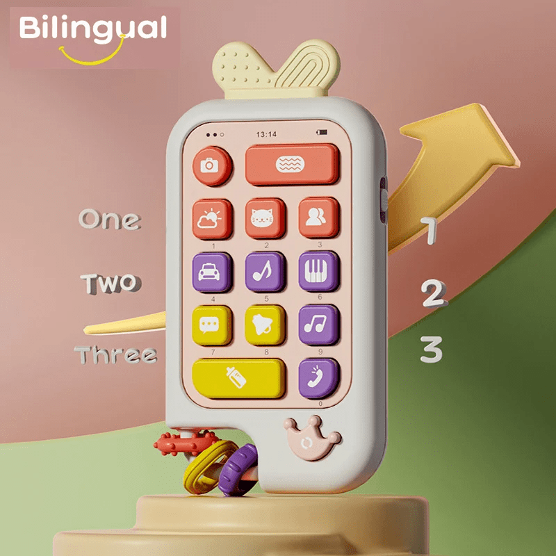 BABY MUSICAL EDUCATIONAL  PHONE TOY