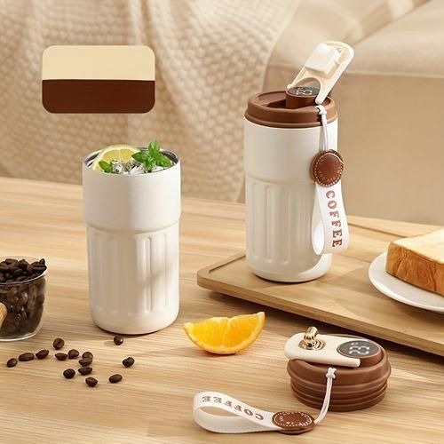 SMART DISPLAY STAINELESS STEEL COFFEE MUG BOTTLE