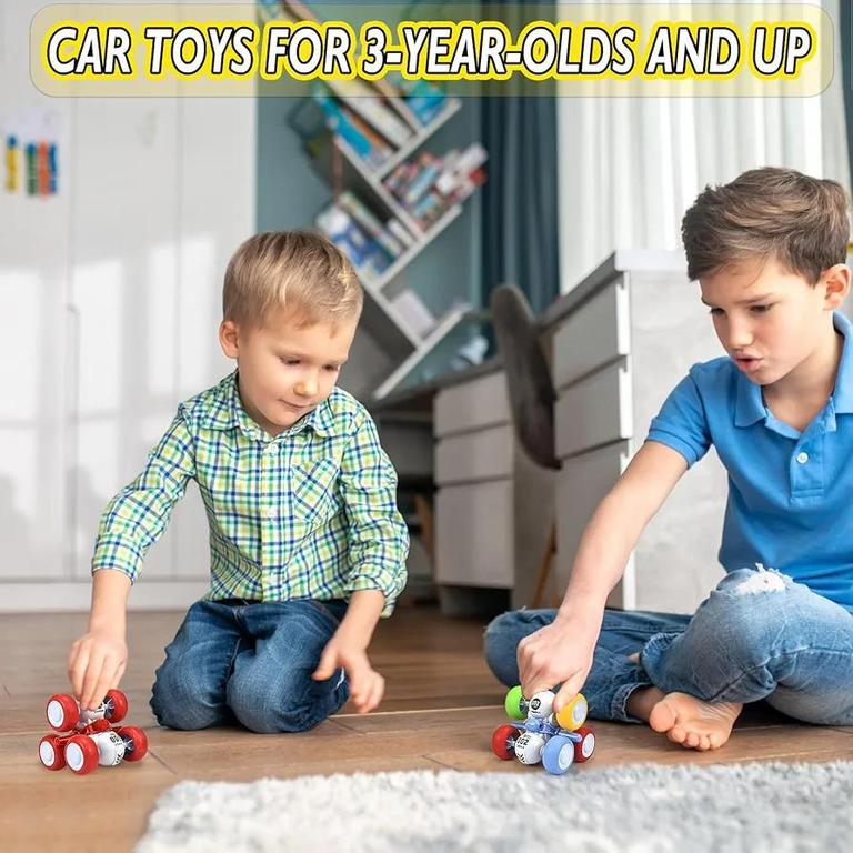 360° ROTATING STUNT PULL BACK CAR FOR TODDLERS