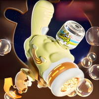 Thumbnail for ELECTRIC BEAR BUBBLE GUN WITH LED ATMOSPHERE LIGHT