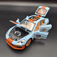 Thumbnail for 1:24 PORSCHE PANAMERA S GULF BLUE ALLOY DIE CAST MODEL