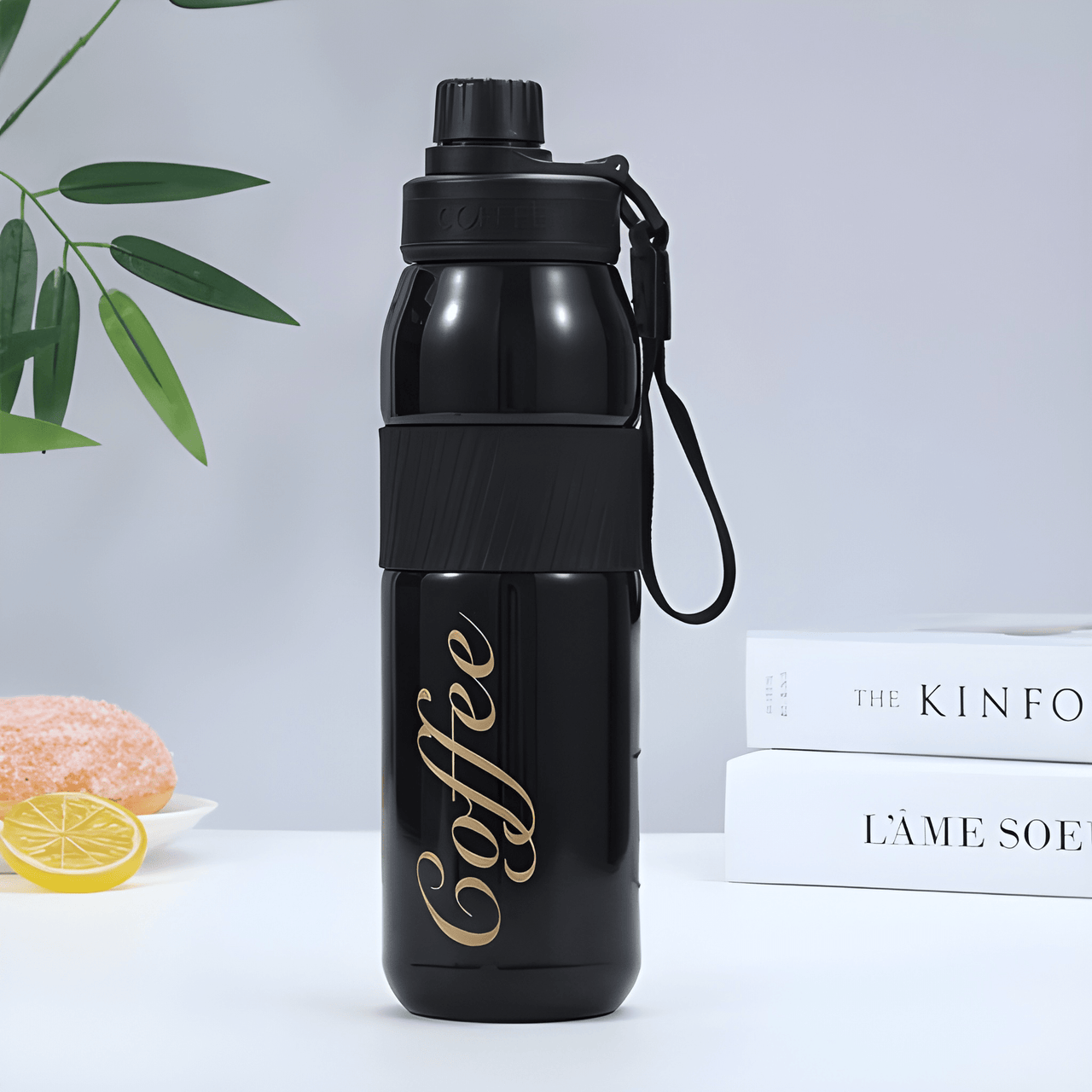 SPORT COFFEE DRINKING STAINLESS STEEL INSULATED WATER BOTTLE