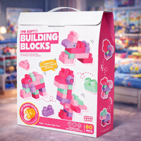 Thumbnail for 80 PCS SOFT RUBBER BUILDING BLOCKS SET – CREATIVE LEARNING BLOCKS