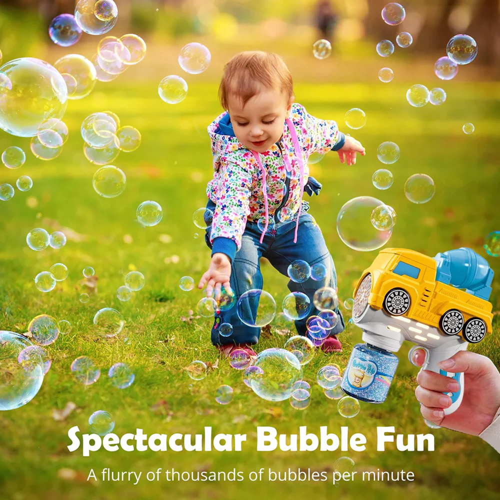 TRUCK BUBBLE MACHINE GUN FOR KIDS