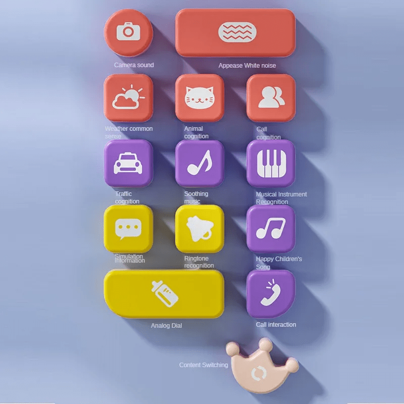 BABY MUSICAL EDUCATIONAL  PHONE TOY