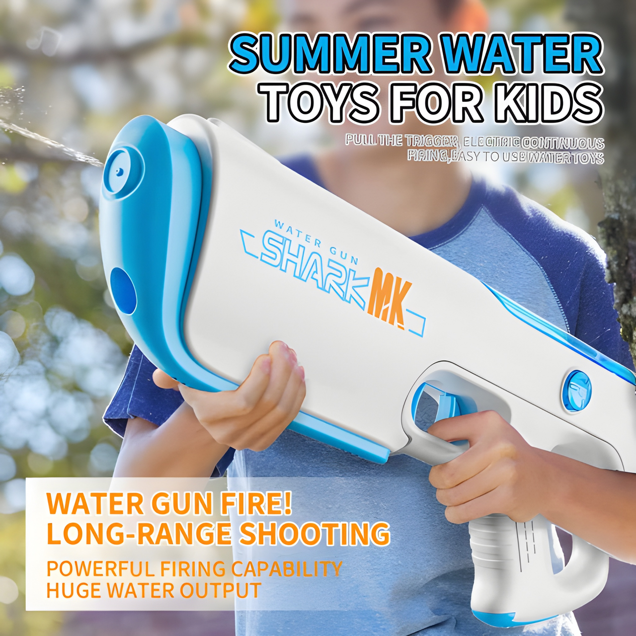SHARK MK ELECTRIC SHARK WATER GUN ELECTRIC AUTOMATIC BLASTER