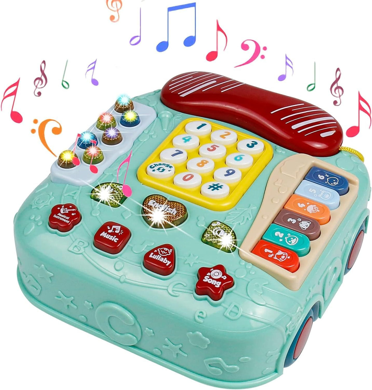 LIGHT AND MUSIC TELEPHONE CAR TOY