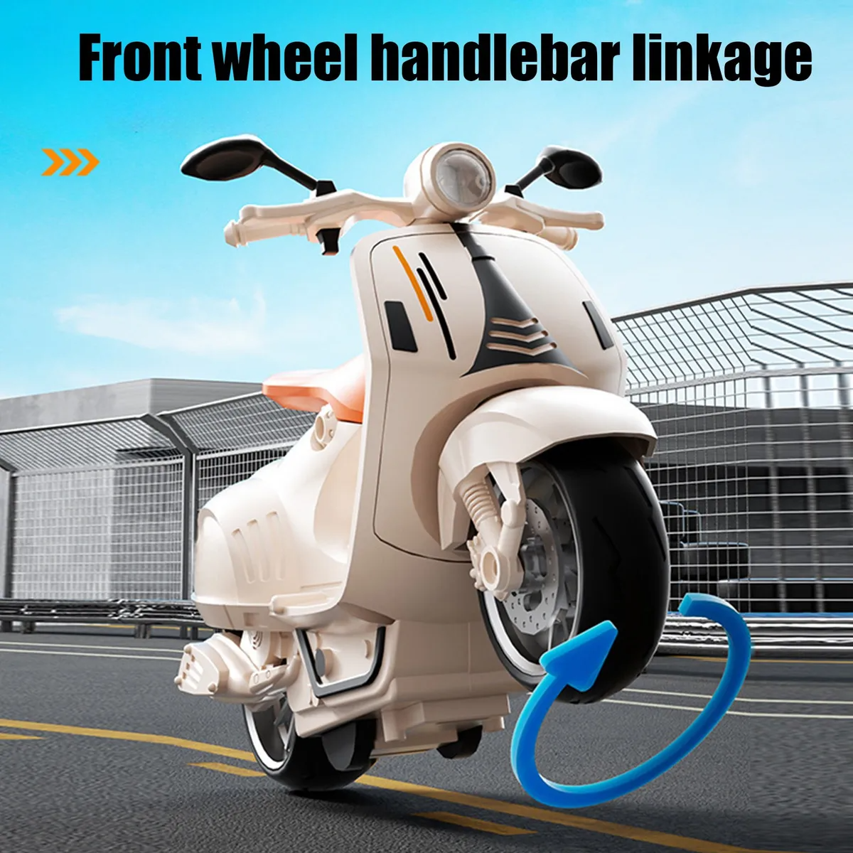 KIDS PULL BACK VESPA WITH MUSIC AND LIGHT