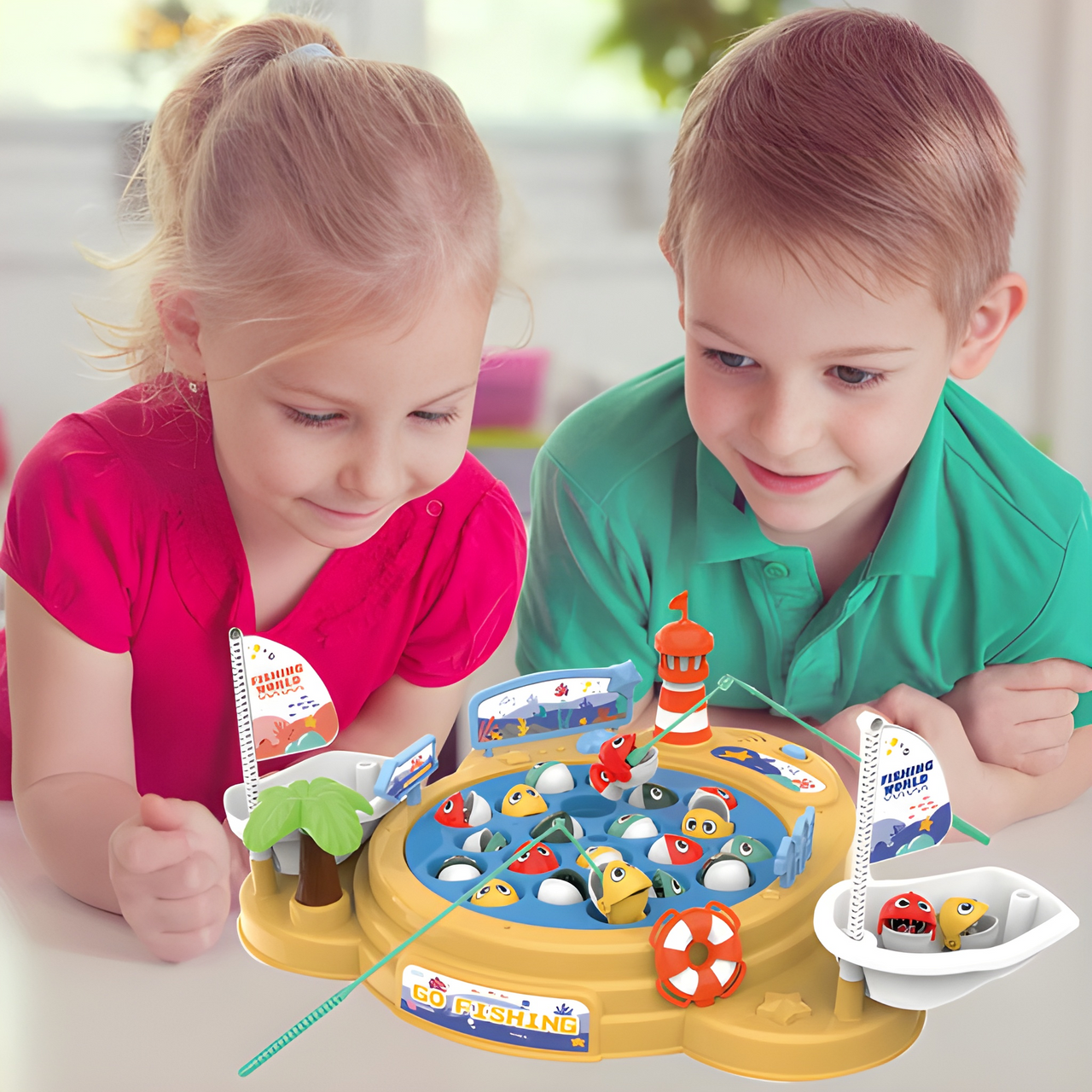 MAGNETIC FISHING WORLD PLAYSET FOR KIDS