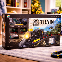 Thumbnail for CLASSIC ELECTRIC TRAIN SET – DIY LIGHT & SMOKE TRAIN ADVENTURE