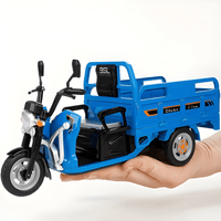 Thumbnail for 1:12 SCALE DIECAST TRICYCLE CARGO TRUCK - DETAILED MODEL VEHICLE