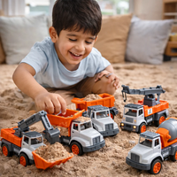 Thumbnail for 4-PIECE ENGINEERING CONSTRUCTION TRUCK SET – DIECAST MINI FLEET