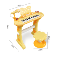Thumbnail for 37-KEY MULTIFUNCTIONAL CARTOON ELECTRONIC PIANO WITH STOOL & MICROPHONE