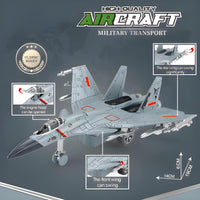 Thumbnail for MILITARY TRANSPORT JET CLASSIC PULL BACK DINKI FOR KIDS