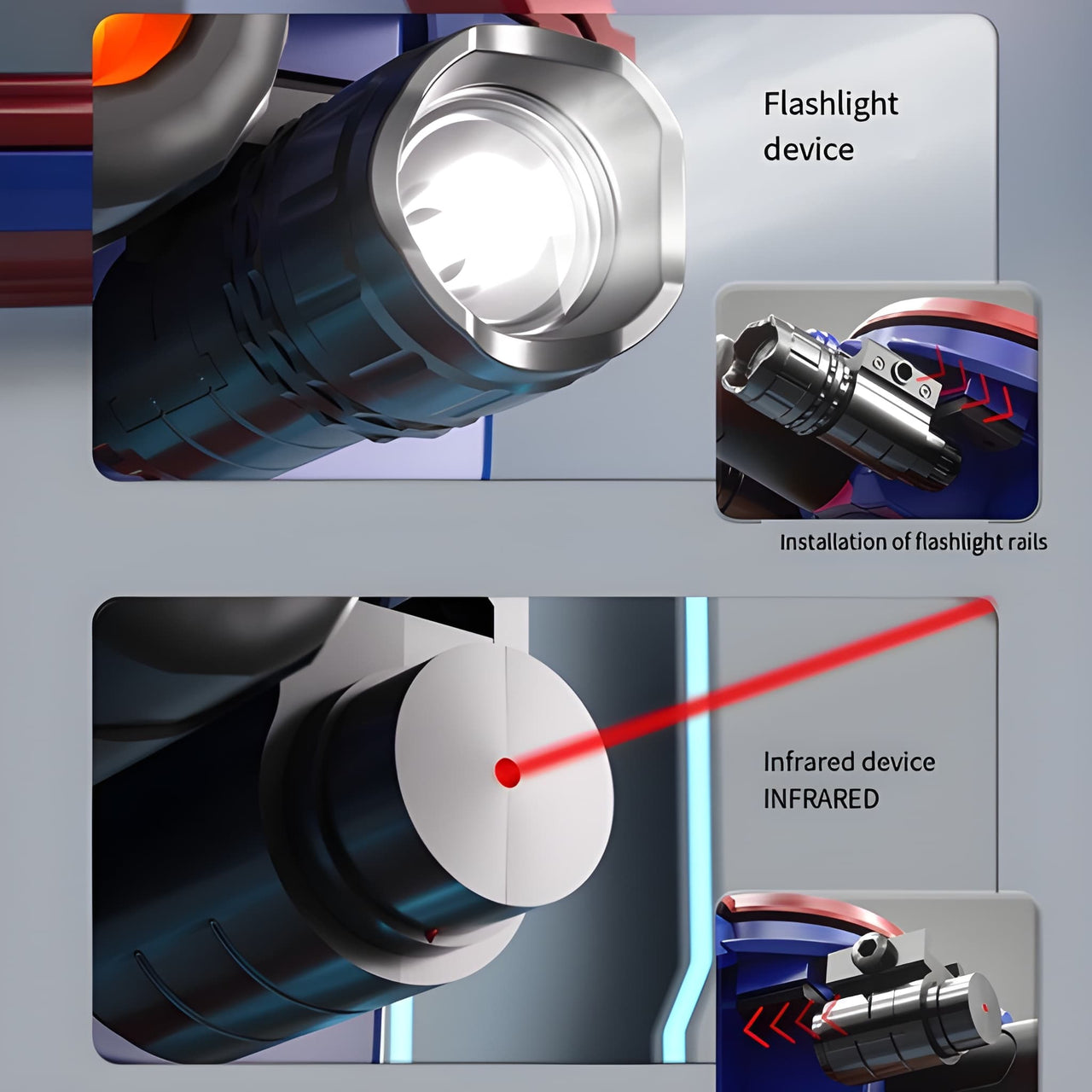 CAPTAIN’S EJECTION SHIELD BLASTER – WEARABLE TRANSFORMING LAUNCH TOY