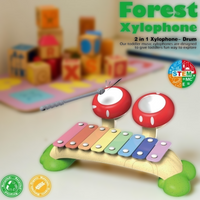 Thumbnail for MUSICAL MUSHROOM XYLOPHONE DRUM SET ( PACK OF 1 )