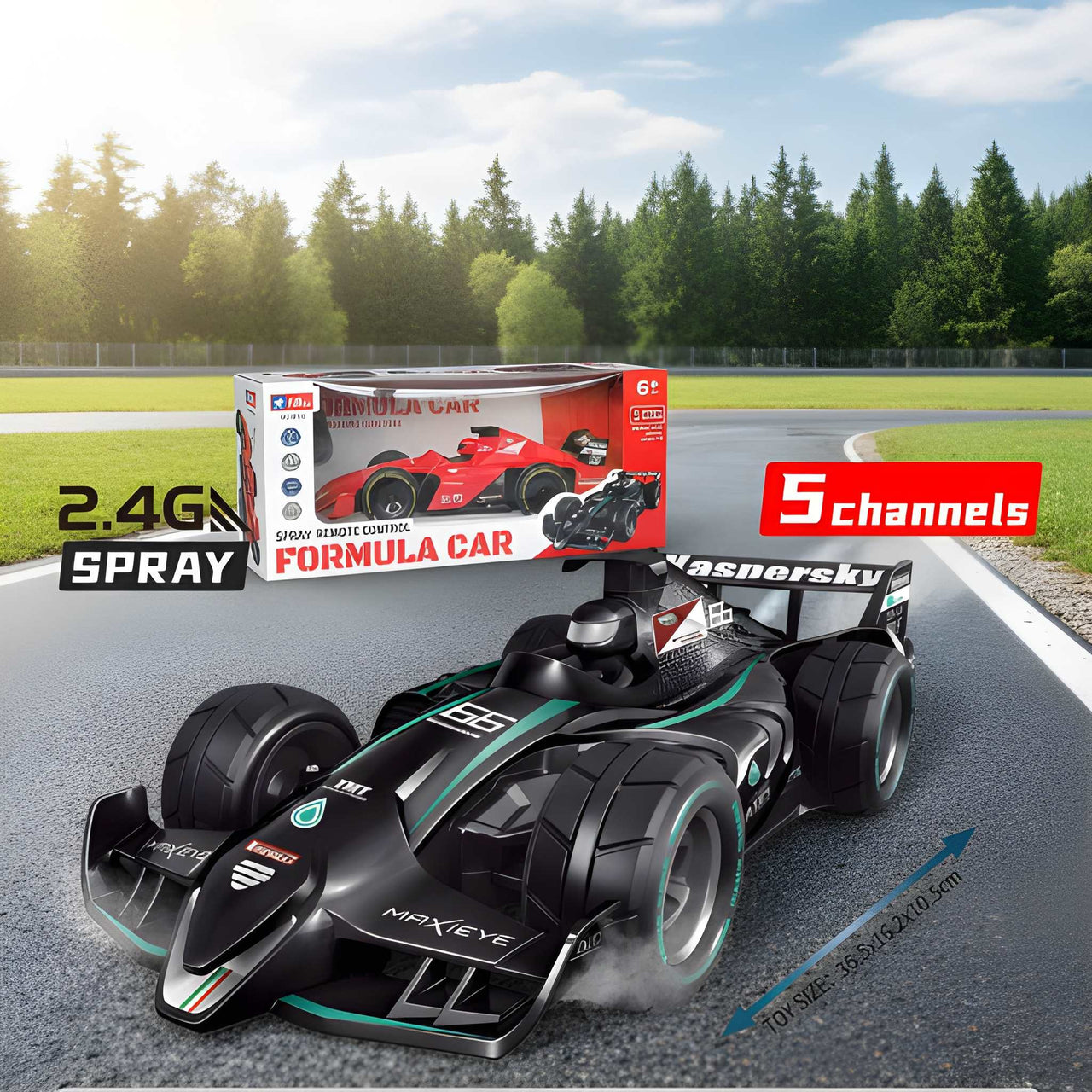 SPRAY DRIFT FORMULA RACING CAR – ULTIMATE RC F1 THRILLS