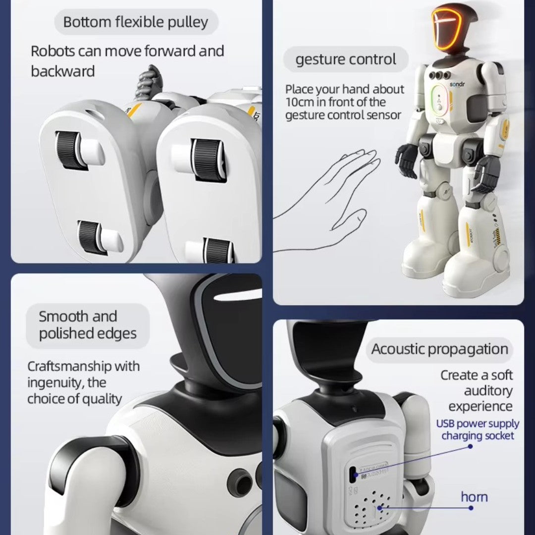 AI INTELLIGENT ROBOT SMART CONVERSATIONAL FEATURES DANCING & LIGHT EFFECTS FOR KIDS