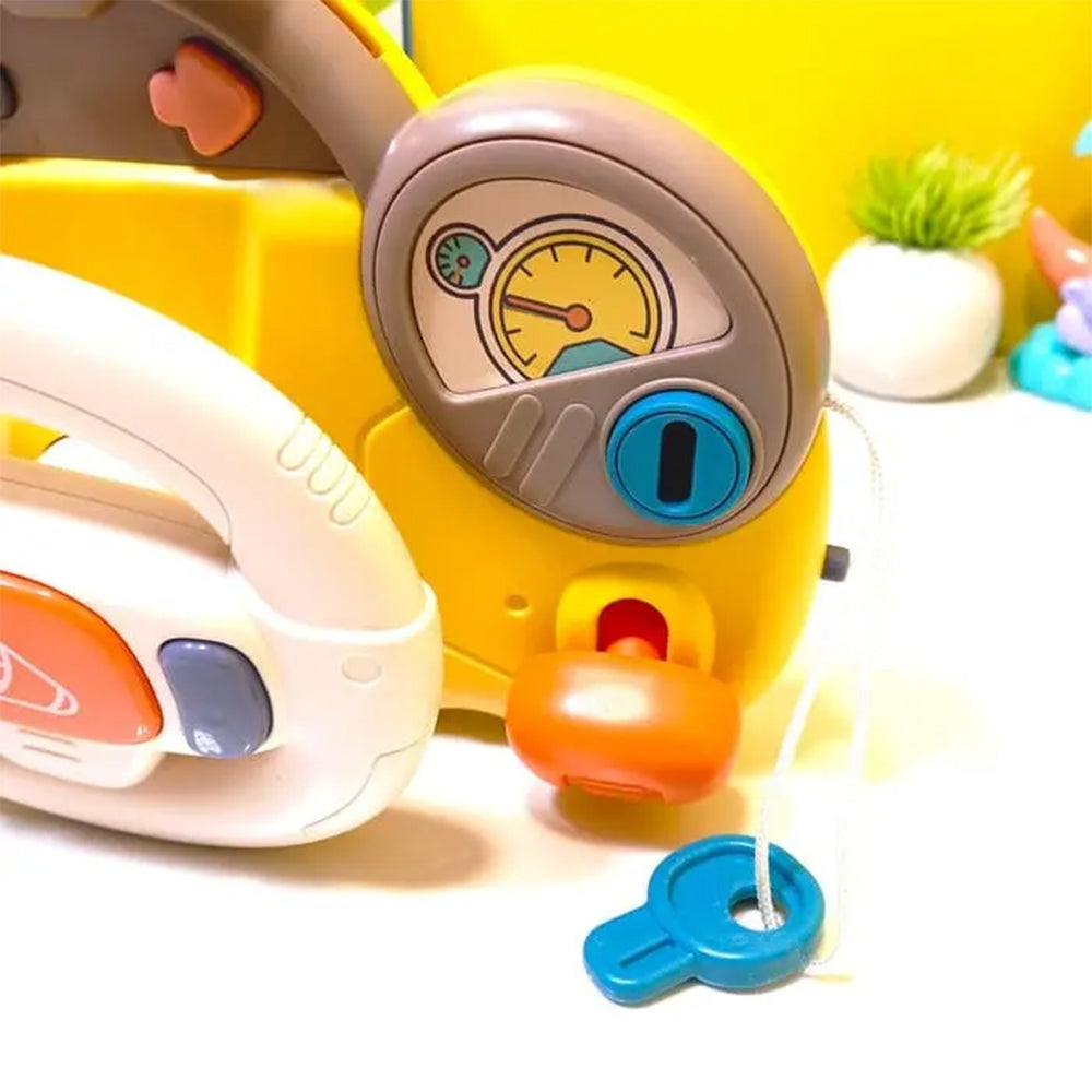 FULLY FUNCTIONAL MUSICAL STEERING WHEEL FOR KIDS