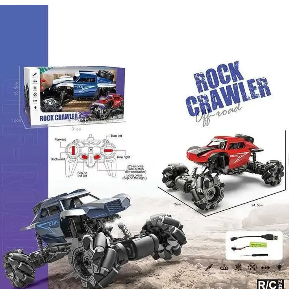 FIRE ROCK CRAWLER MONSTER JEEP