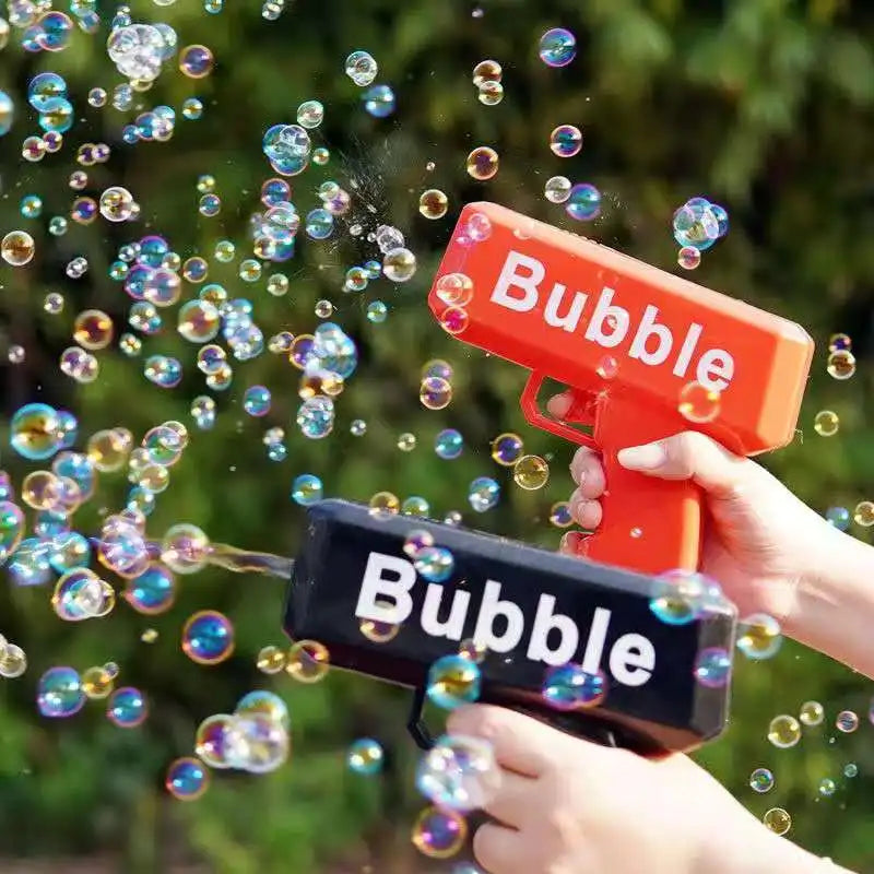 COLORFUL MONEY BUBBLES GUN FOR KIDS