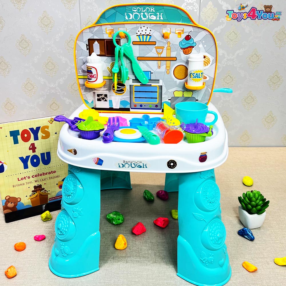 KIDS 2 IN 1 DOUGH SERIES KITCHEN PLAY SET