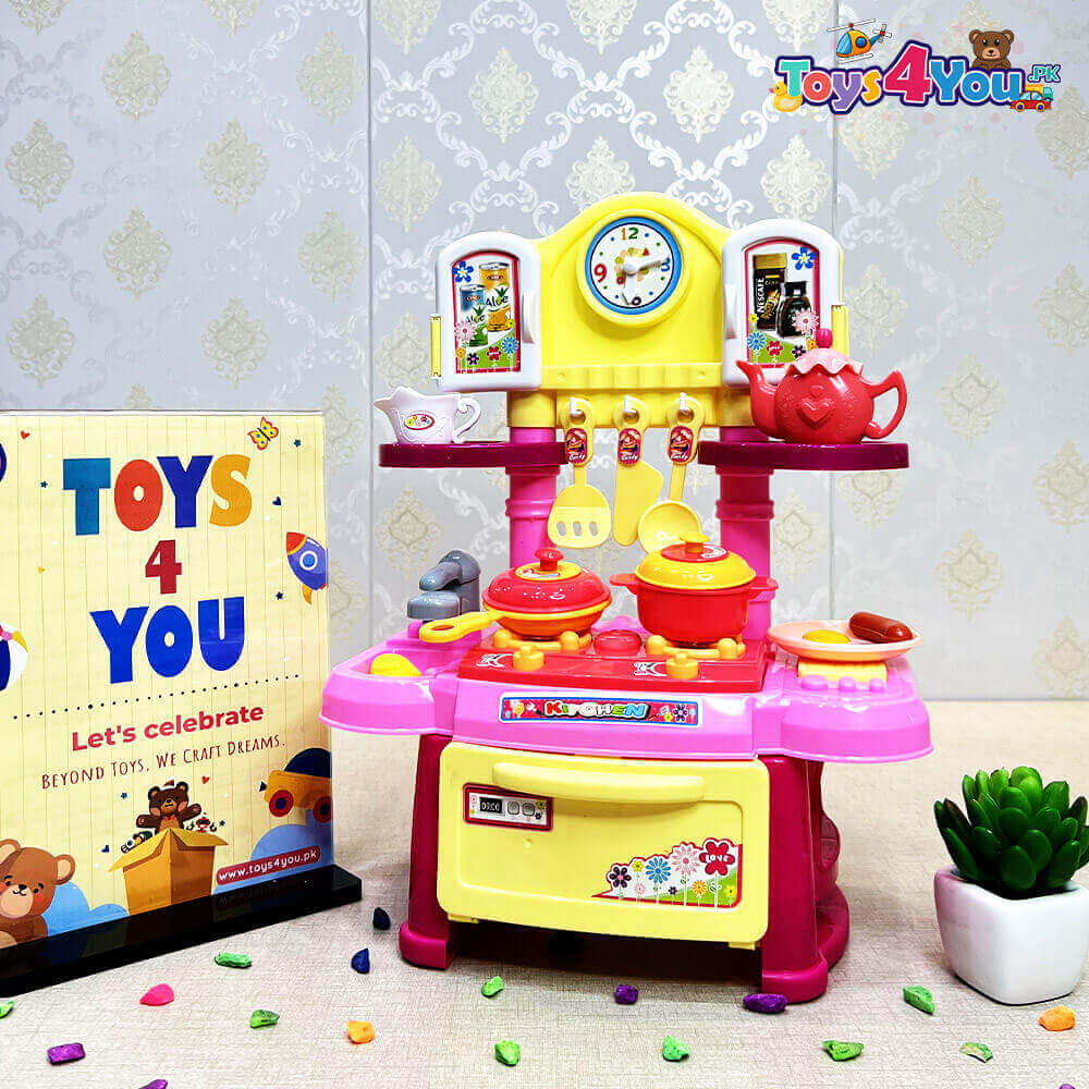 KIDS MINI KITCHEN SET - 29 PCS