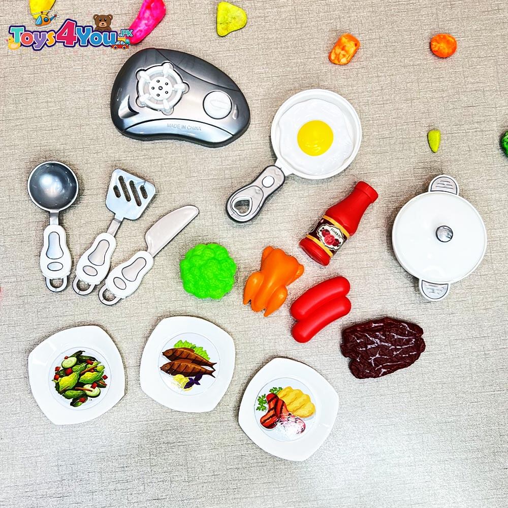 KIDS KITCHEN FOOD SET - 14 PIECE