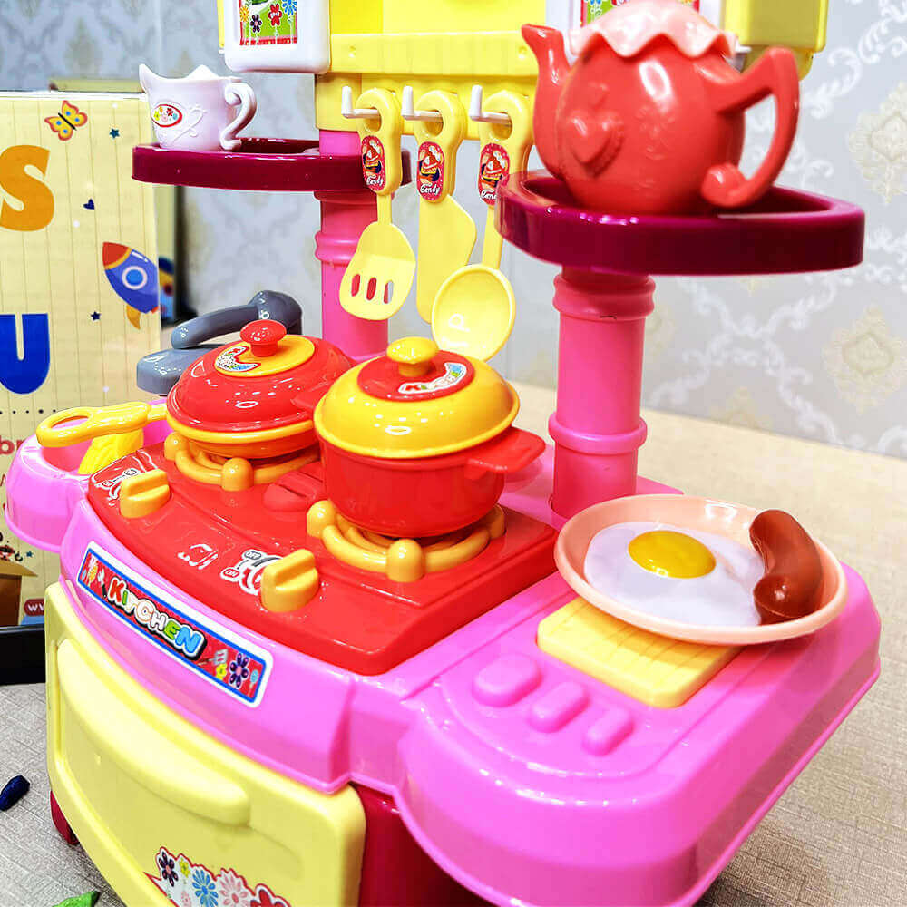 KIDS MINI KITCHEN SET - 29 PCS