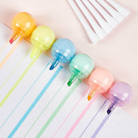 Thumbnail for COLORFUL MARKALE PEN HIGHLIGHTER - 6 PCS