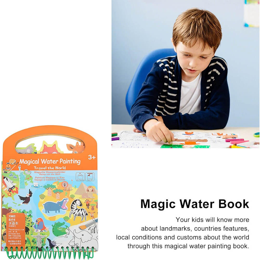 MAGIC WATER COLORING BOOK