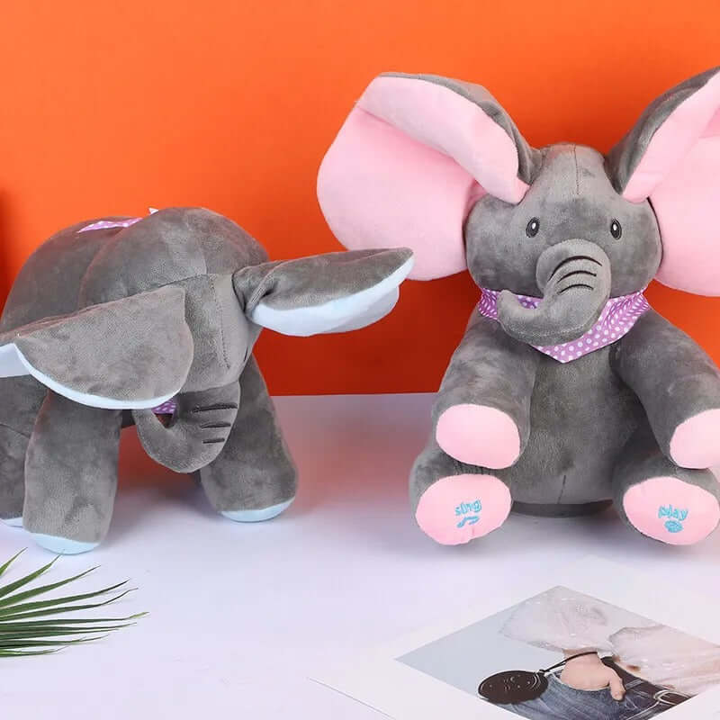 PEEK-A-BOO ELEPHENT INTRACTIVE PLUSH TOY