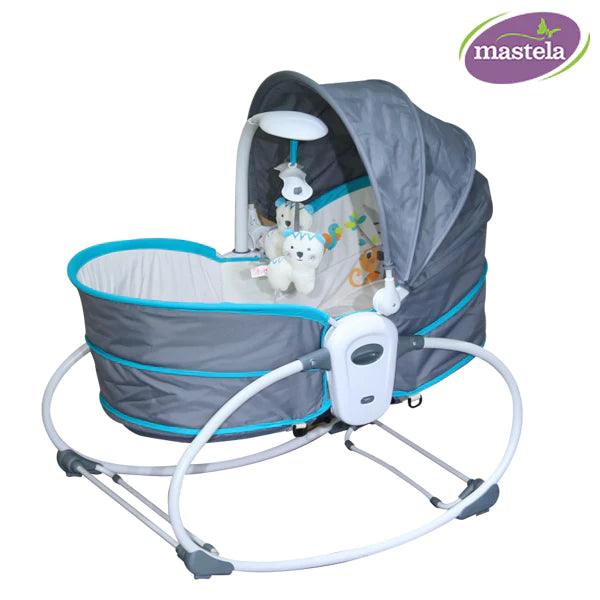 MASTELA DELUX 5 IN 1 BASSINET & ROCKER CHAIR